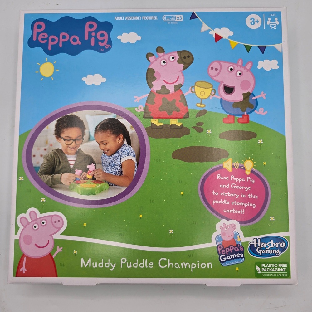Peppa Pig Muddy Puddle Champion Electronic Game Hasbro Game Preschool Toy